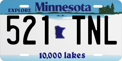 MN license plate 521TNL