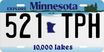 MN license plate 521TPH