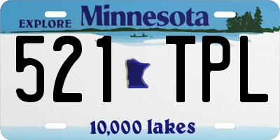 MN license plate 521TPL