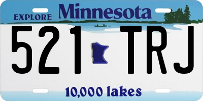MN license plate 521TRJ