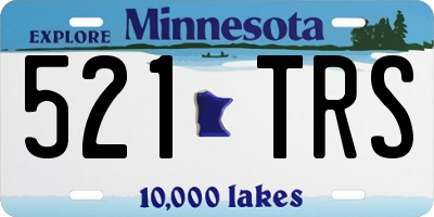 MN license plate 521TRS