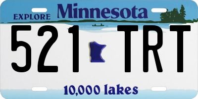 MN license plate 521TRT