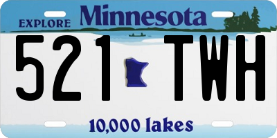 MN license plate 521TWH
