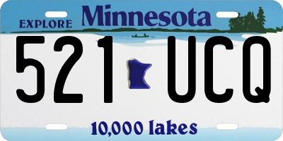 MN license plate 521UCQ