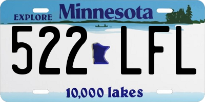 MN license plate 522LFL