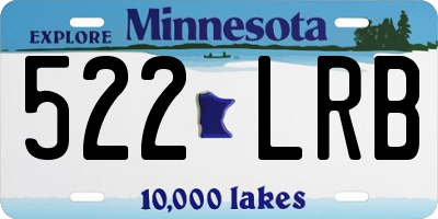 MN license plate 522LRB