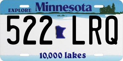 MN license plate 522LRQ