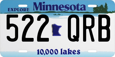 MN license plate 522QRB