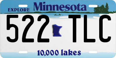 MN license plate 522TLC
