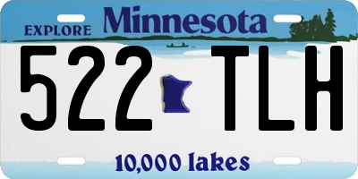 MN license plate 522TLH