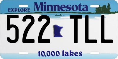 MN license plate 522TLL