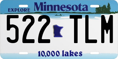 MN license plate 522TLM