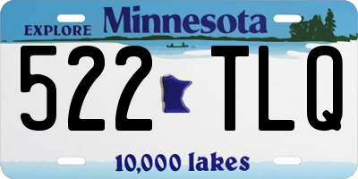 MN license plate 522TLQ
