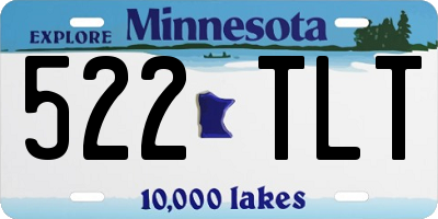MN license plate 522TLT