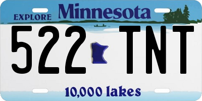 MN license plate 522TNT
