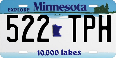 MN license plate 522TPH