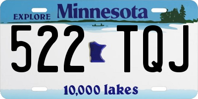 MN license plate 522TQJ