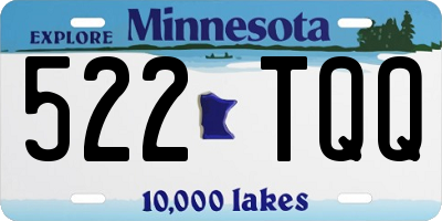 MN license plate 522TQQ