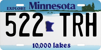 MN license plate 522TRH
