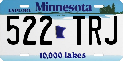 MN license plate 522TRJ