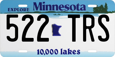 MN license plate 522TRS