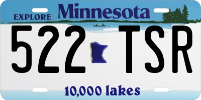 MN license plate 522TSR