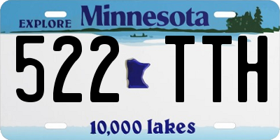 MN license plate 522TTH