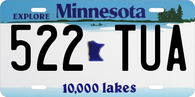 MN license plate 522TUA