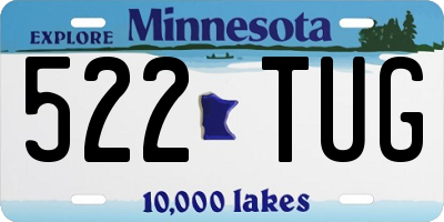 MN license plate 522TUG