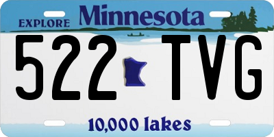 MN license plate 522TVG