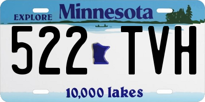 MN license plate 522TVH
