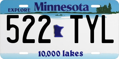 MN license plate 522TYL