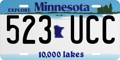 MN license plate 523UCC