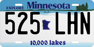 MN license plate 525LHN