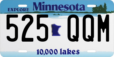 MN license plate 525QQM