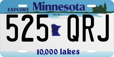 MN license plate 525QRJ