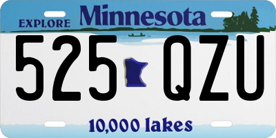 MN license plate 525QZU