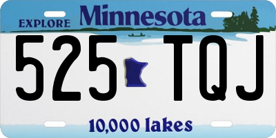 MN license plate 525TQJ