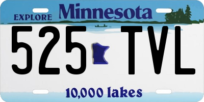 MN license plate 525TVL