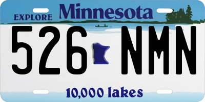 MN license plate 526NMN