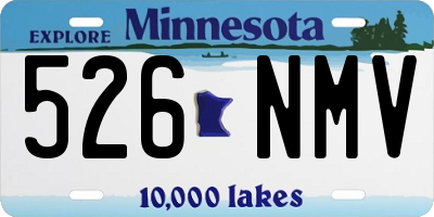 MN license plate 526NMV