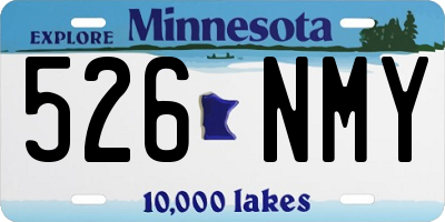 MN license plate 526NMY