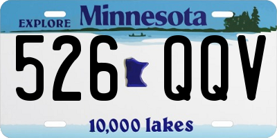 MN license plate 526QQV