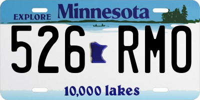MN license plate 526RMO