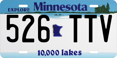 MN license plate 526TTV