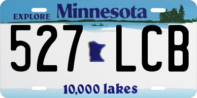 MN license plate 527LCB