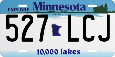 MN license plate 527LCJ