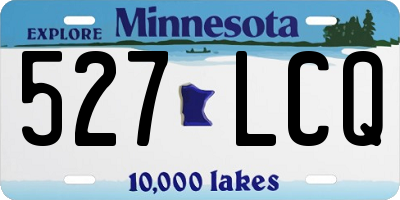 MN license plate 527LCQ