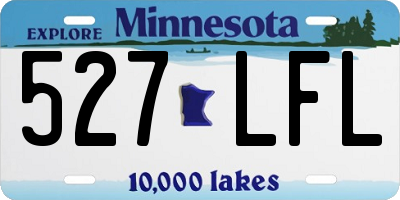 MN license plate 527LFL