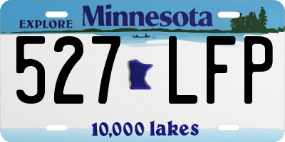 MN license plate 527LFP